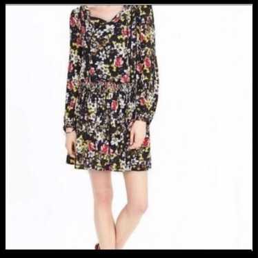 Floral Dress Drop Waist Banana Republic