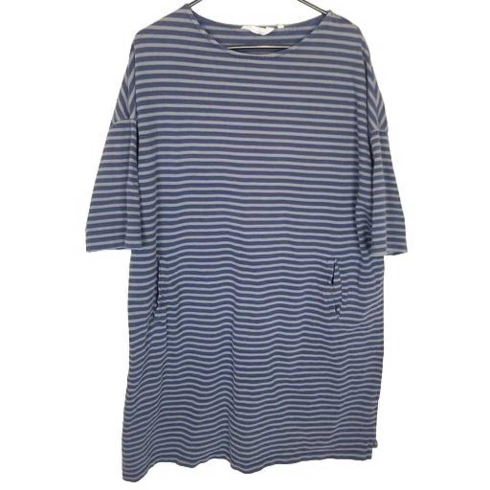 Seasalt Cornwall Womens 18 Gray Striped Organic C… - image 1