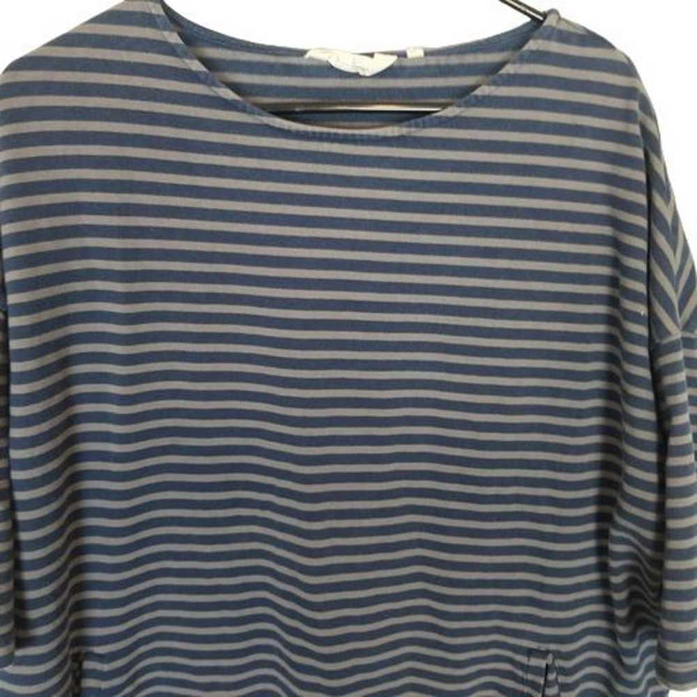 Seasalt Cornwall Womens 18 Gray Striped Organic C… - image 2