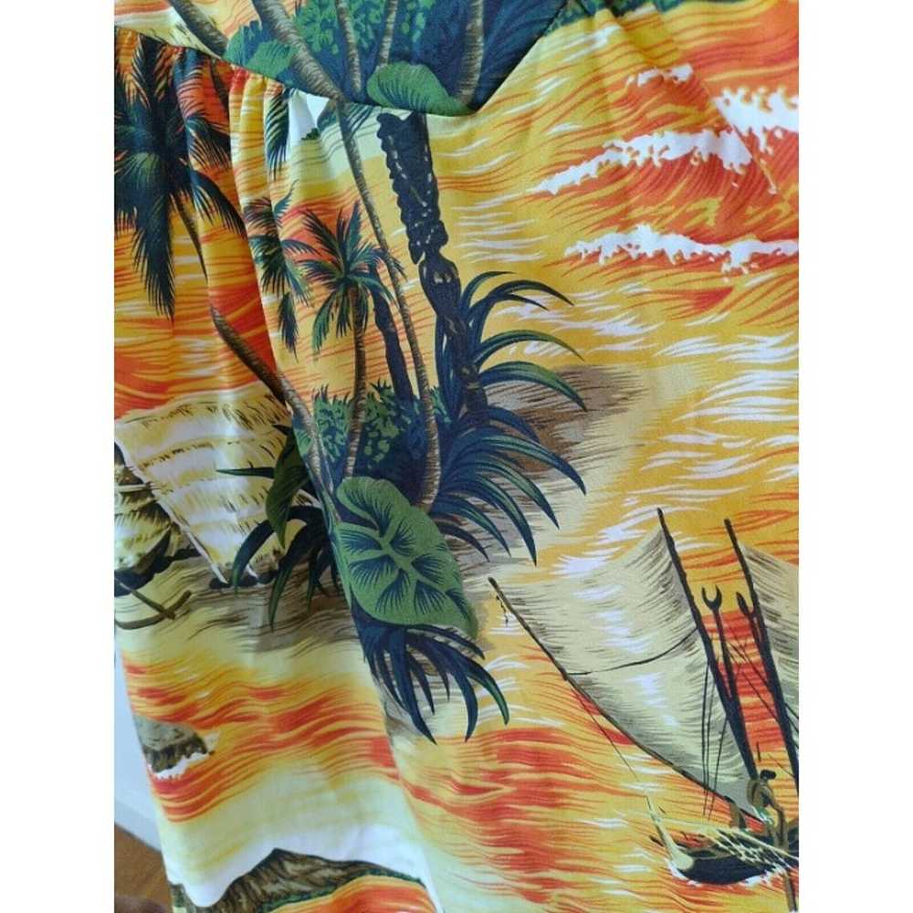 Vtg Hawaiian Sunset Muumu XL - image 4