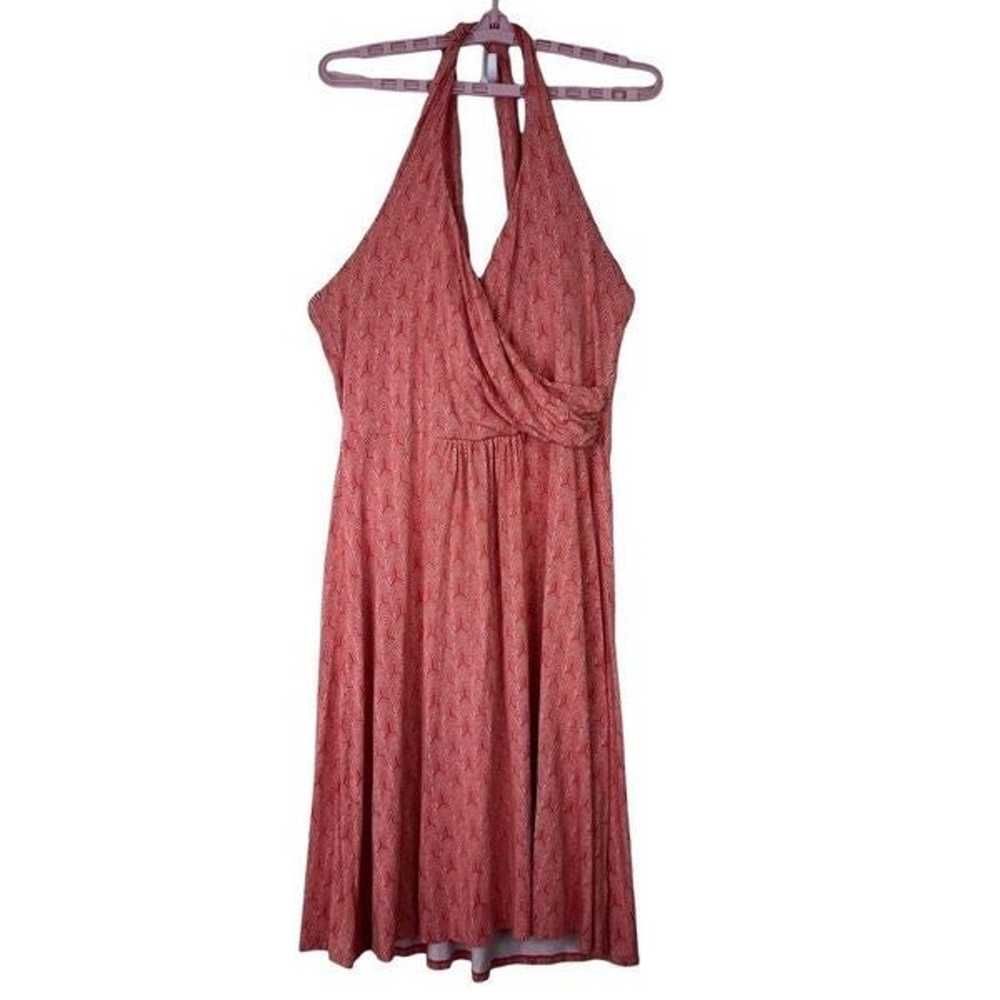 Boden Sz 16L St. Lucia Dress Tie Halter Top Fit &… - image 1