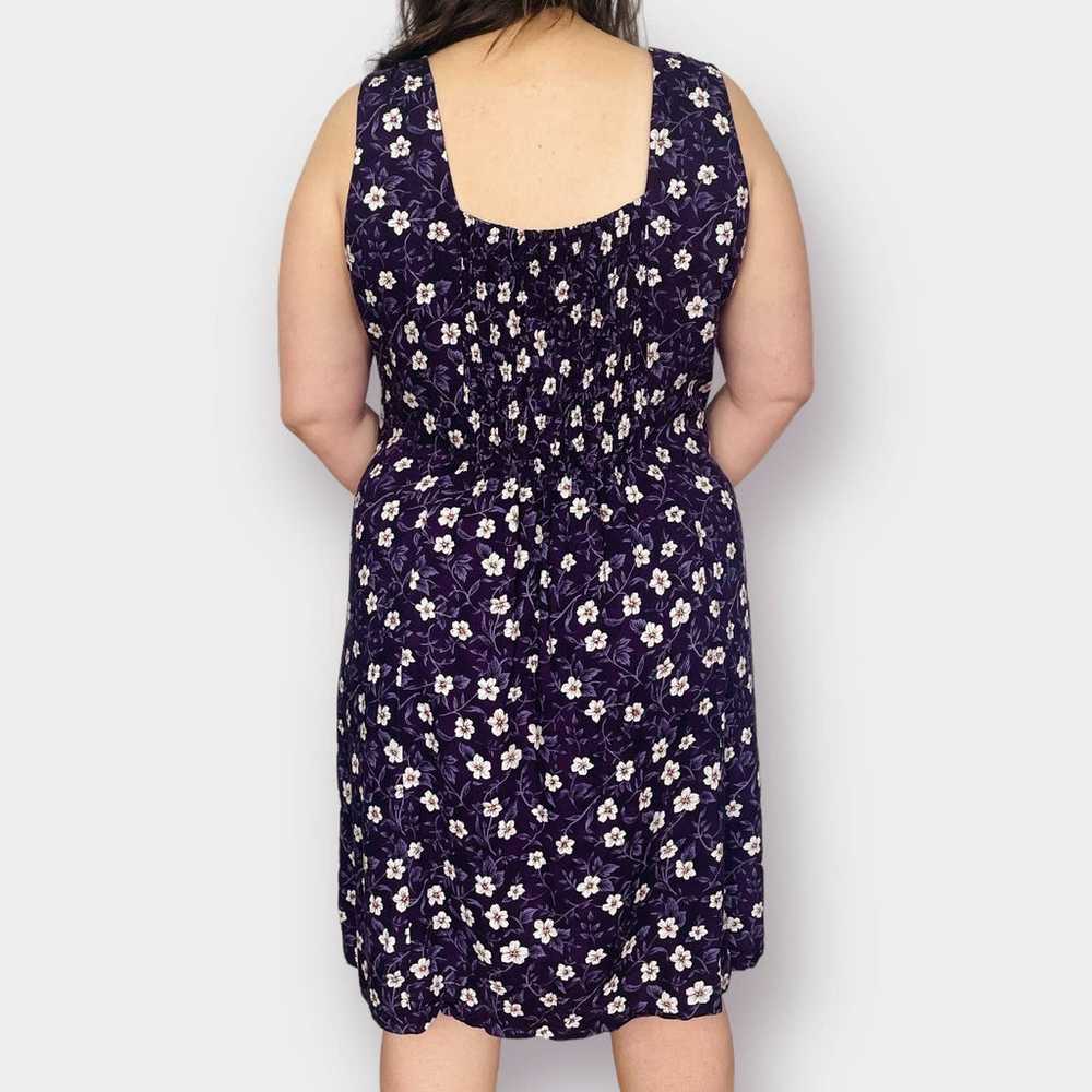 Jamie Brooks Purple Floral Dress - image 5