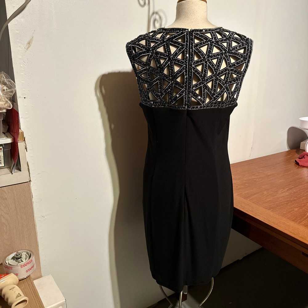 Little Black Dress By Patra Size 16 Beaded Should… - image 5