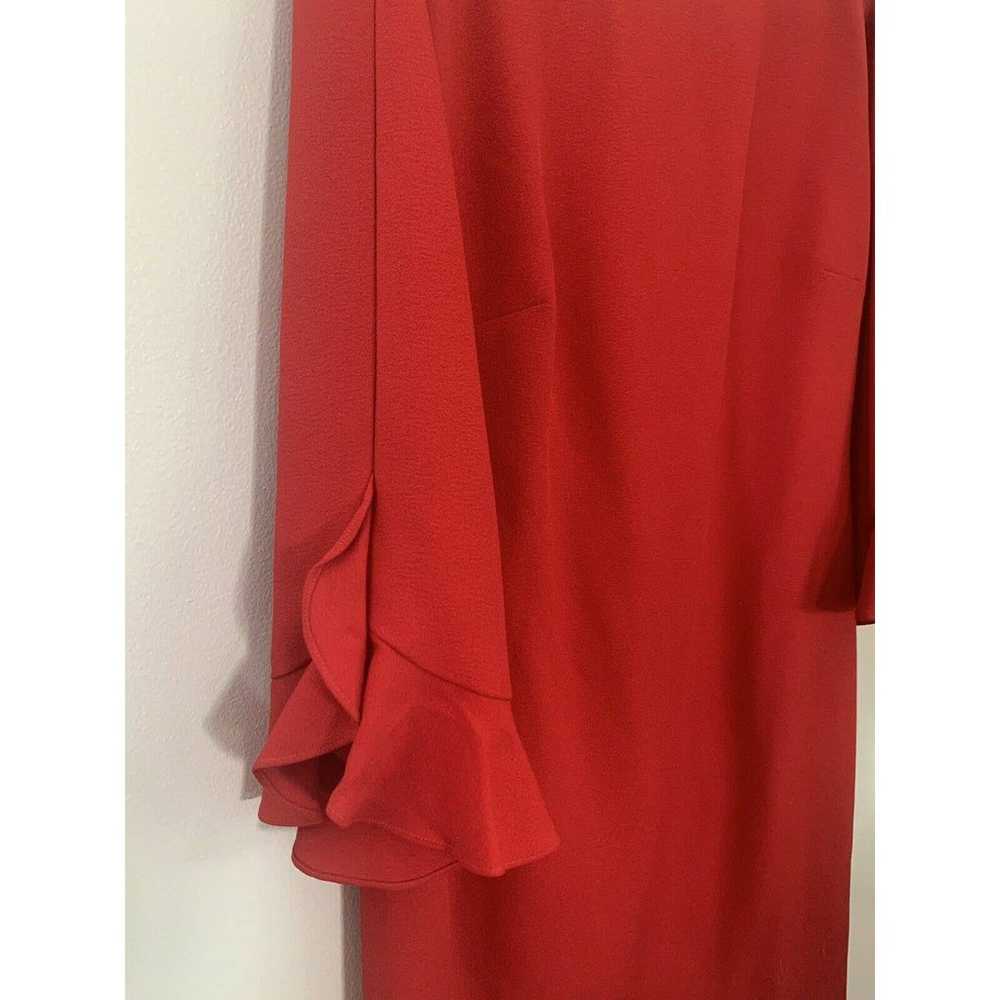 Karl Lagerfeld Paris Red Shift Dress - image 4