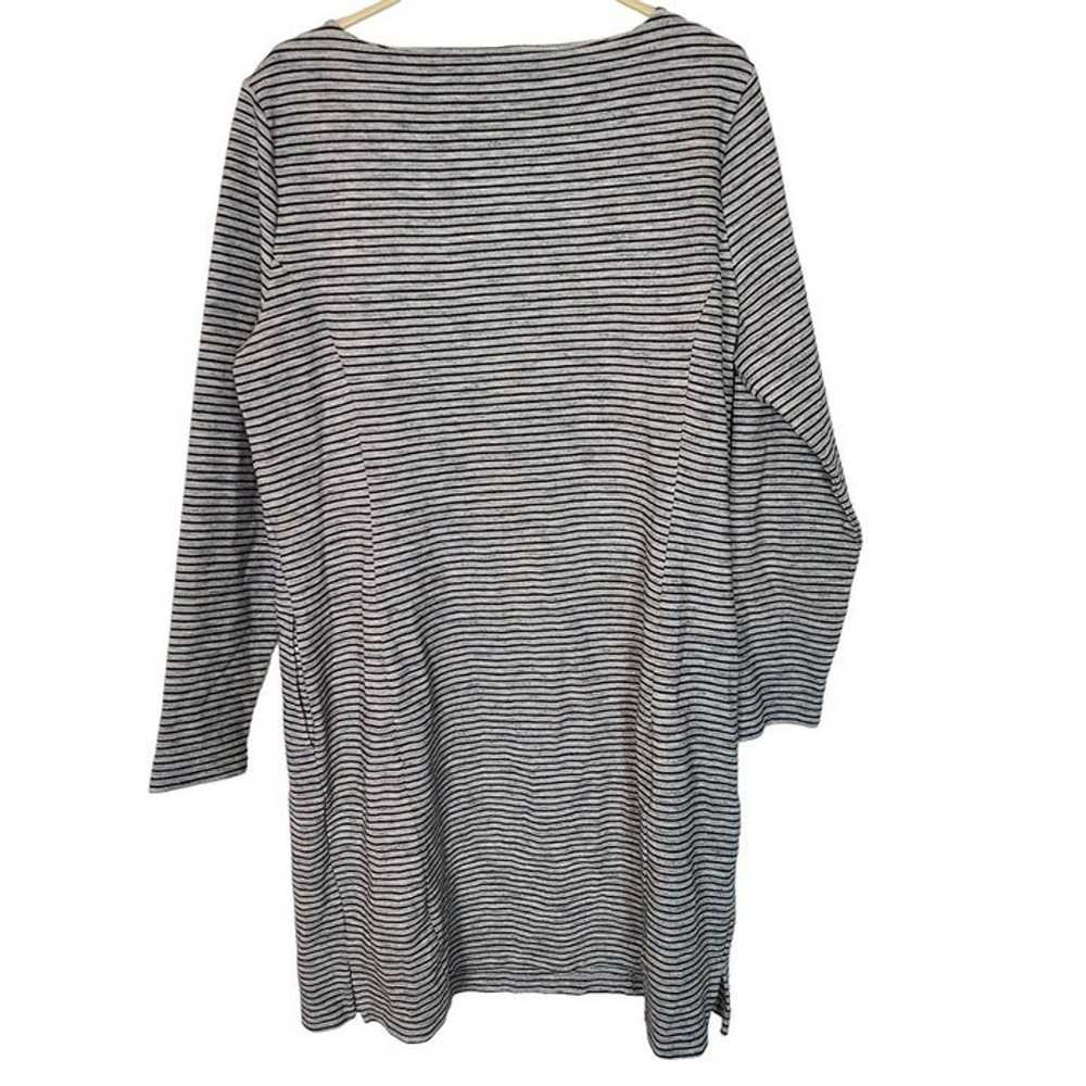 Duluth Trading Co Womens XL Gray Black Black Stri… - image 8