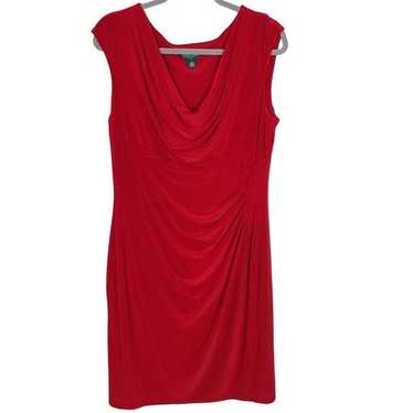 Lauren Ralph Lauren Womens 16 Red Sleeveless Cowl… - image 1