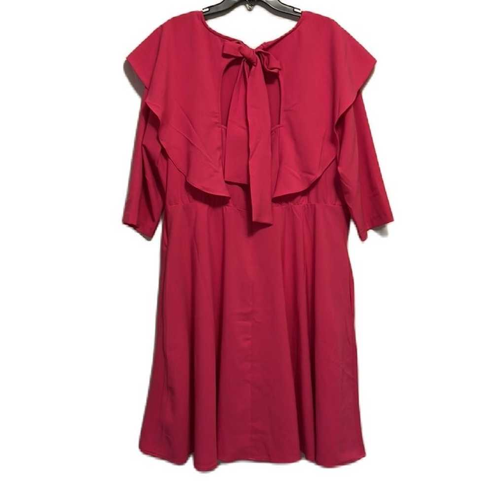 ELOQUII Pink Dress, Size 20 - image 2