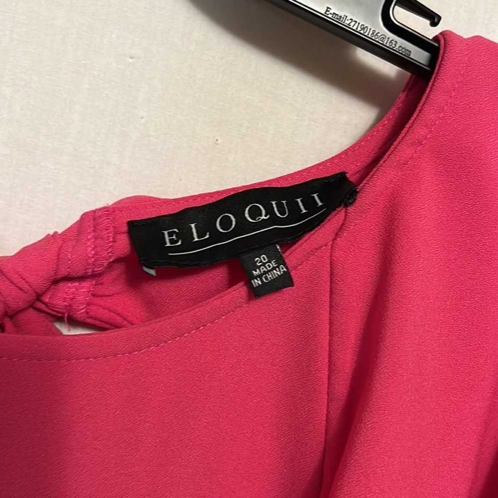 ELOQUII Pink Dress, Size 20 - image 4