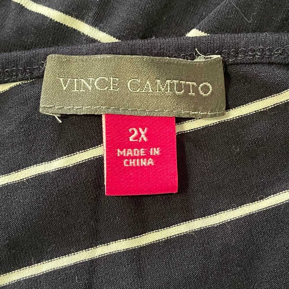 Vince Camuto Blue White Stripe Dress Sleeveless A… - image 4