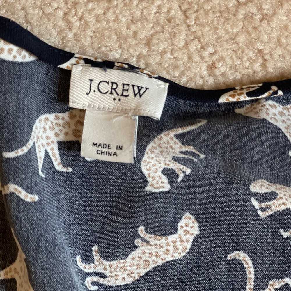 J Crew cheetah wrap dress, size 20 - image 5