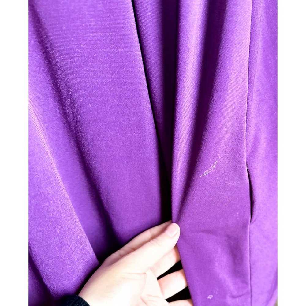 London Times Side Ruched Midi Dress - /Purple - image 8