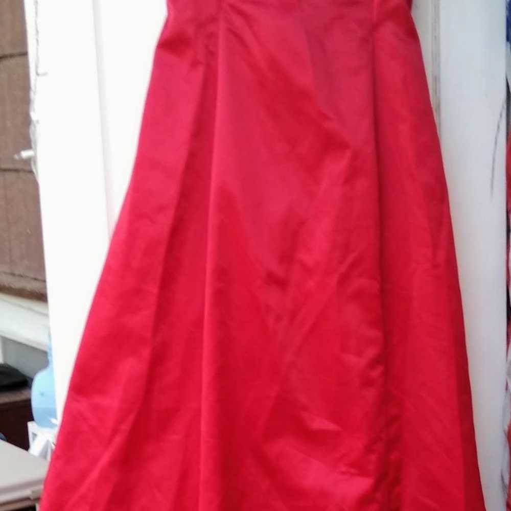Cherry Red Plus Size Formal Gown - image 1