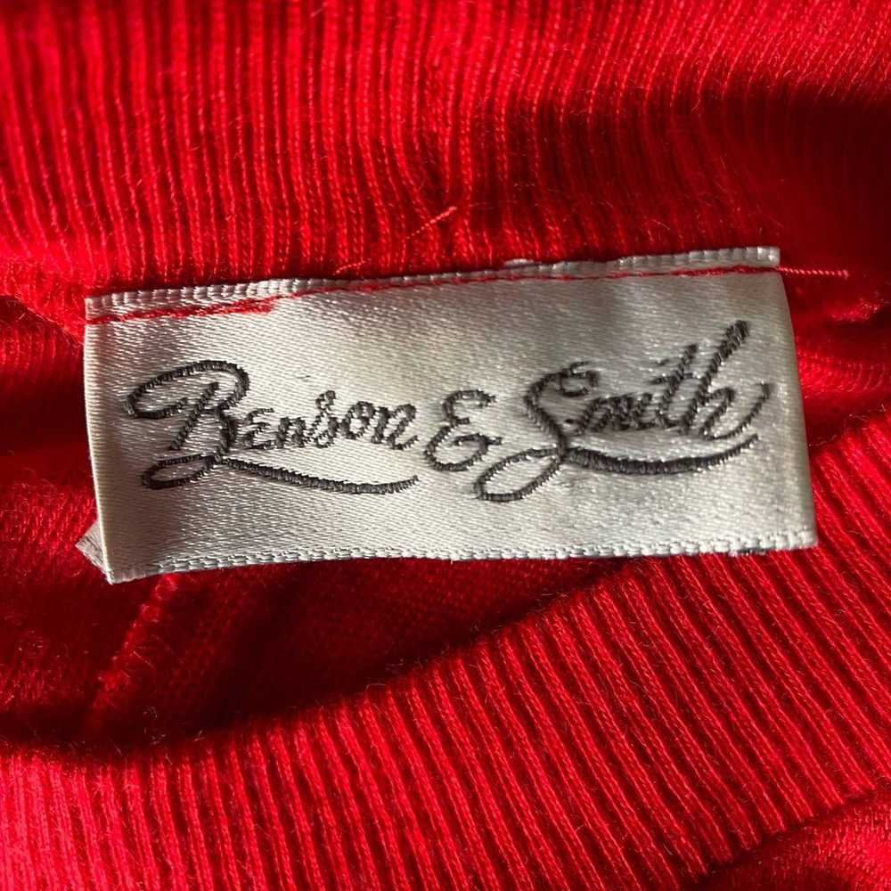 Benson & Smith sz 3XL  Vintage 80s wool sweater d… - image 9