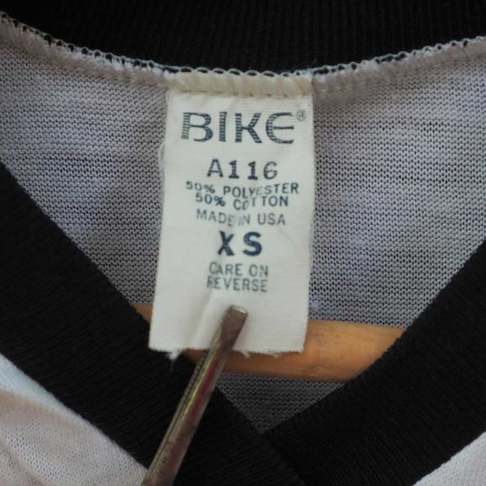 Bike Single Knit Short Sleeve T Shirt Size XS 198… - image 2