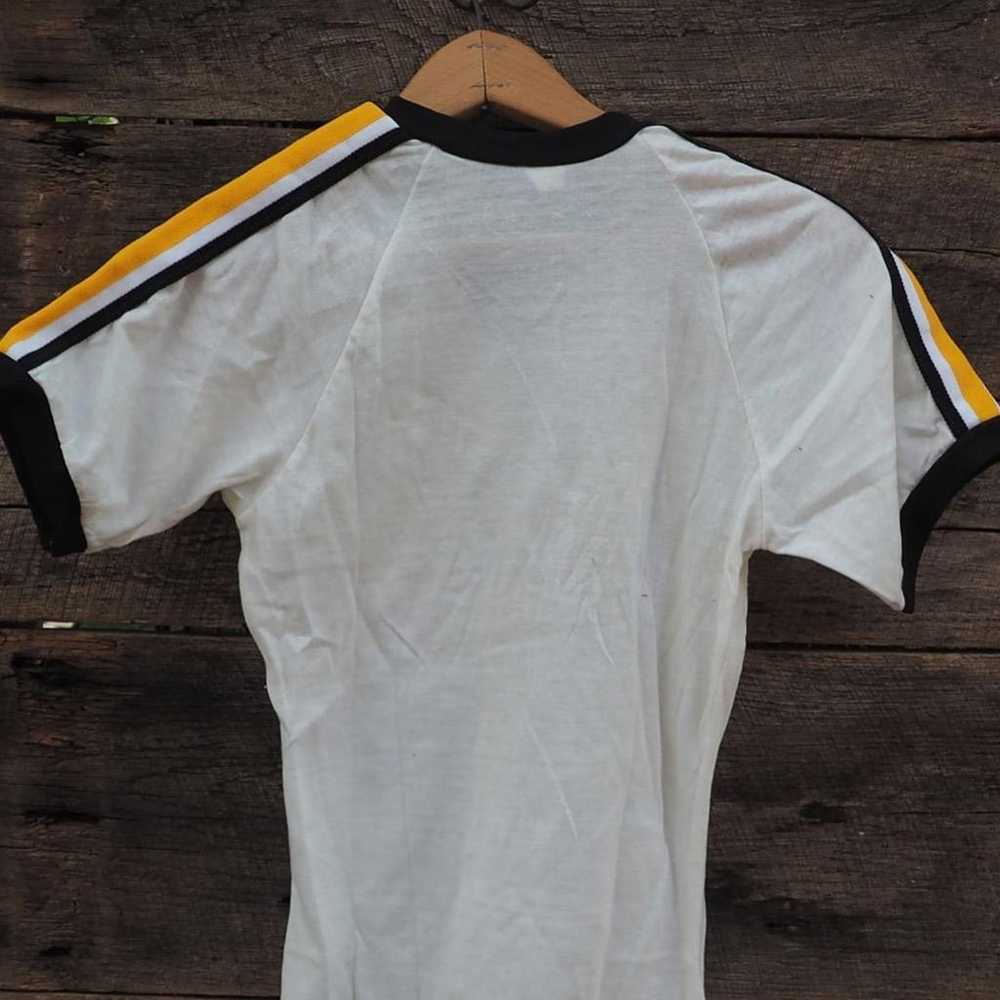 Bike Single Knit Short Sleeve T Shirt Size XS 198… - image 3