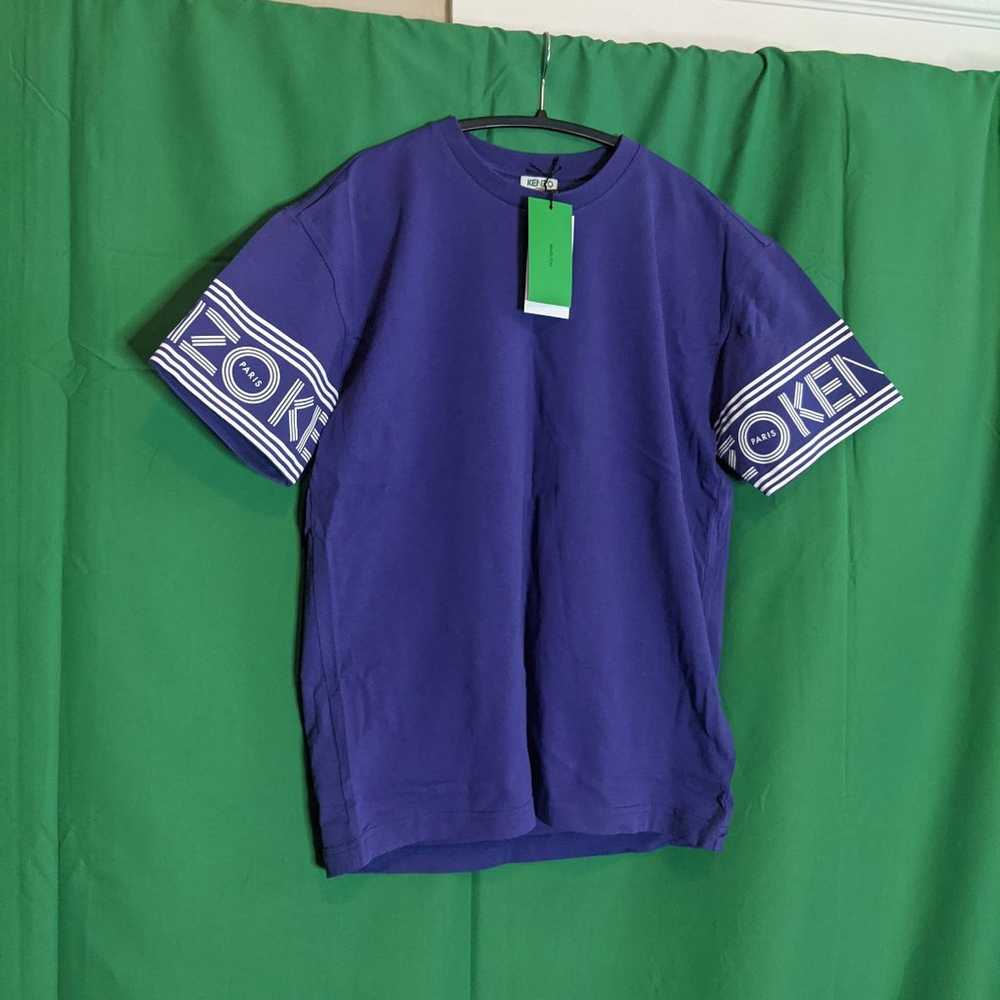 Kenzo purple logo sleeve t-shirt with tags - image 1