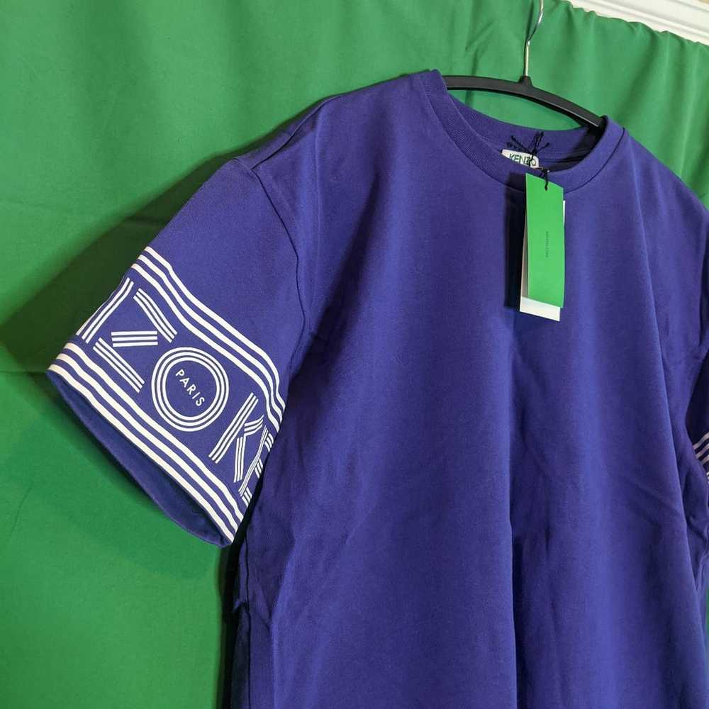 Kenzo purple logo sleeve t-shirt with tags - image 2