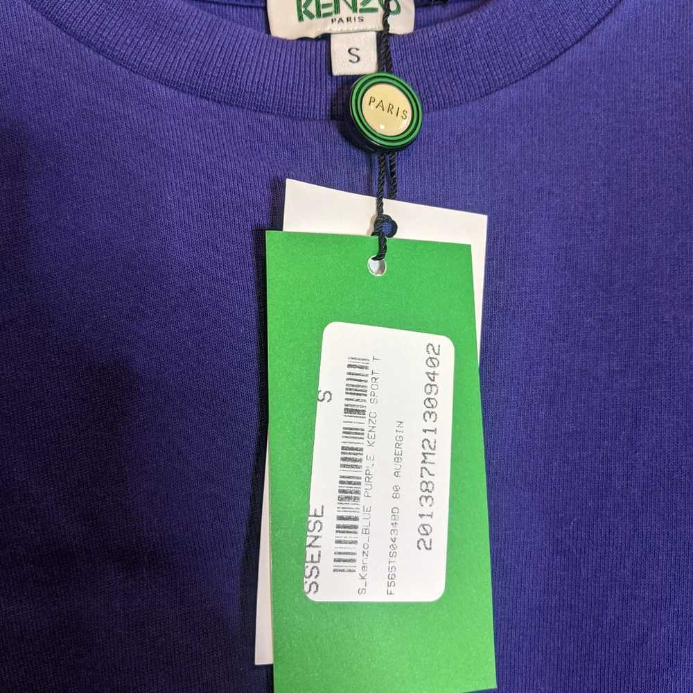 Kenzo purple logo sleeve t-shirt with tags - image 8