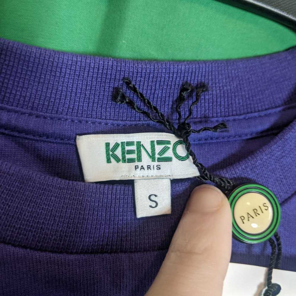 Kenzo purple logo sleeve t-shirt with tags - image 9