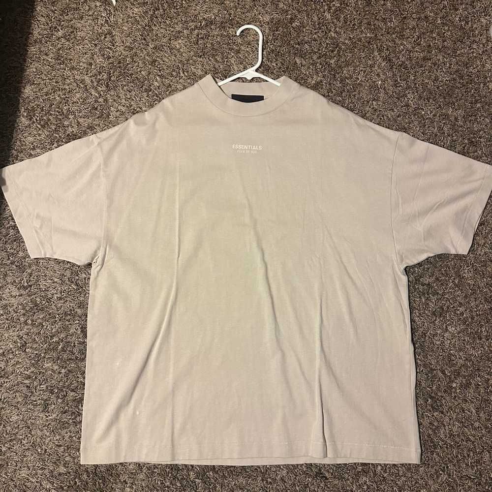 Fear of God Essentials Silver Cloud Tee FW23 - image 1