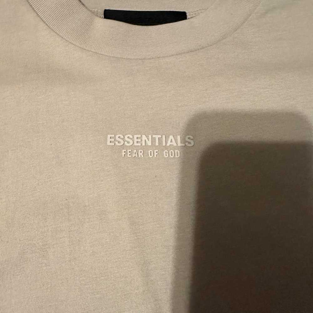 Fear of God Essentials Silver Cloud Tee FW23 - image 2