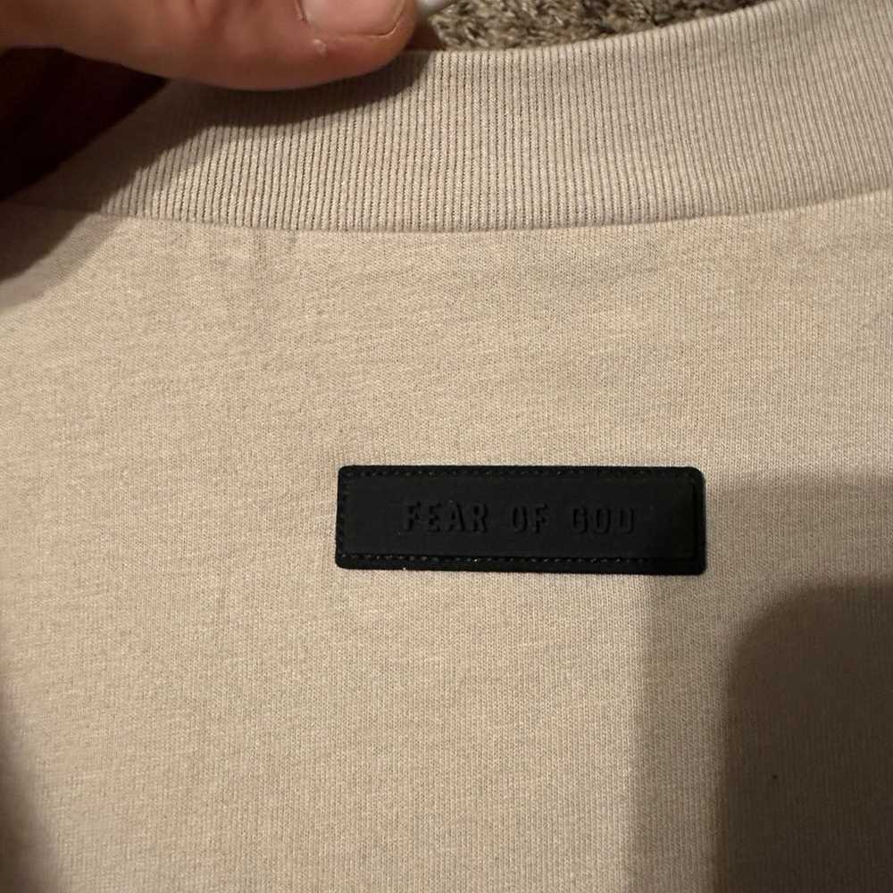Fear of God Essentials Silver Cloud Tee FW23 - image 5