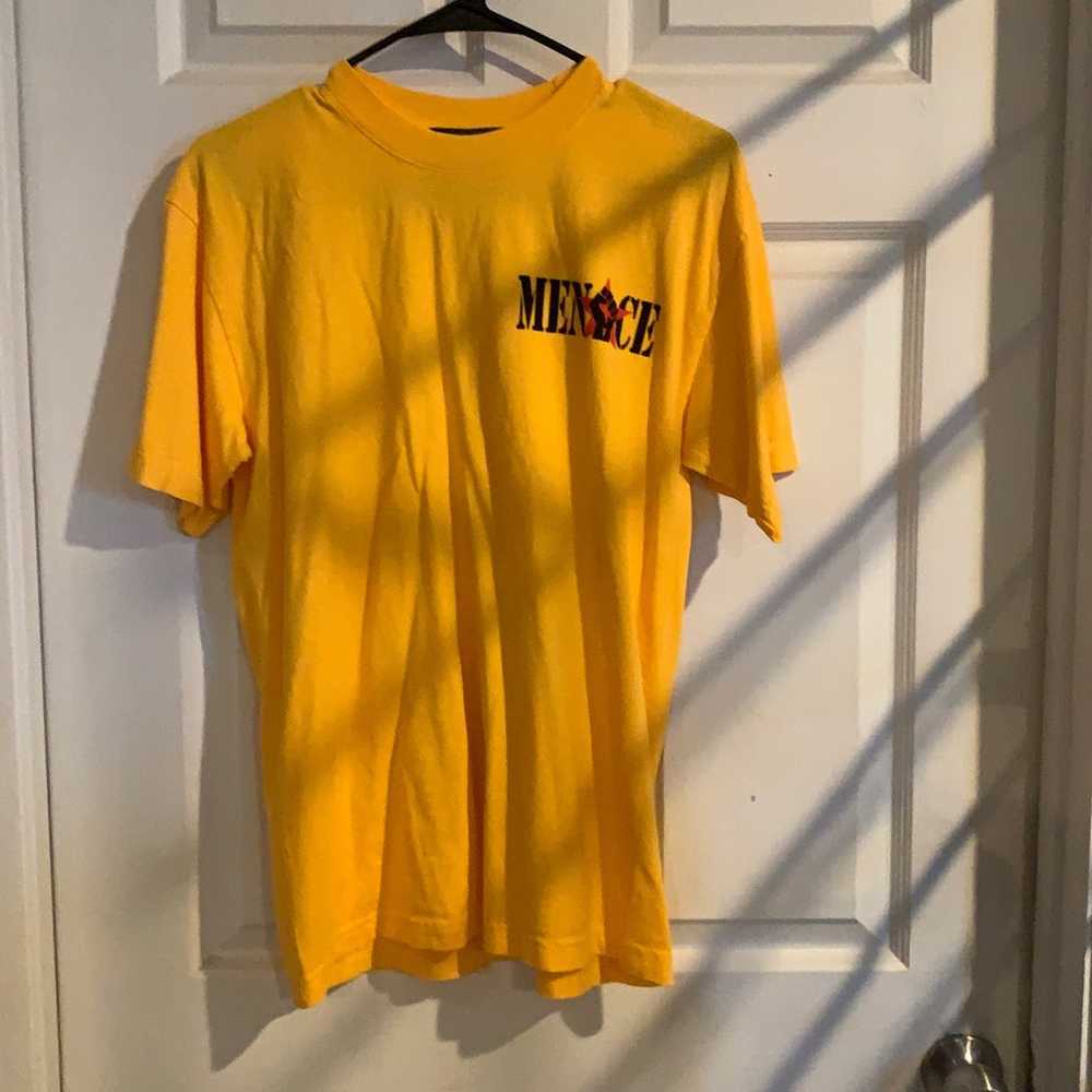 Menace shirt mens racism yellow - image 1