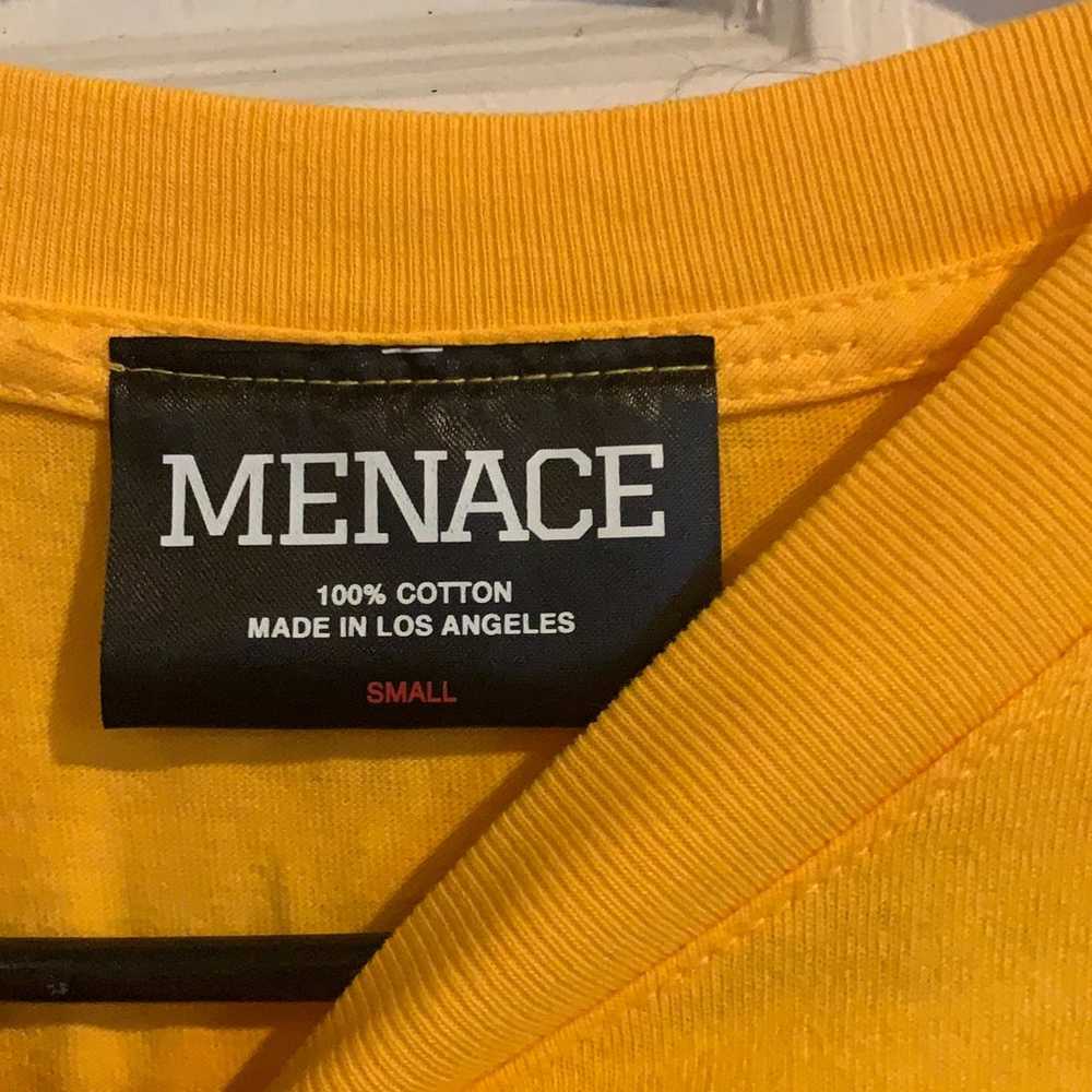Menace shirt mens racism yellow - image 3