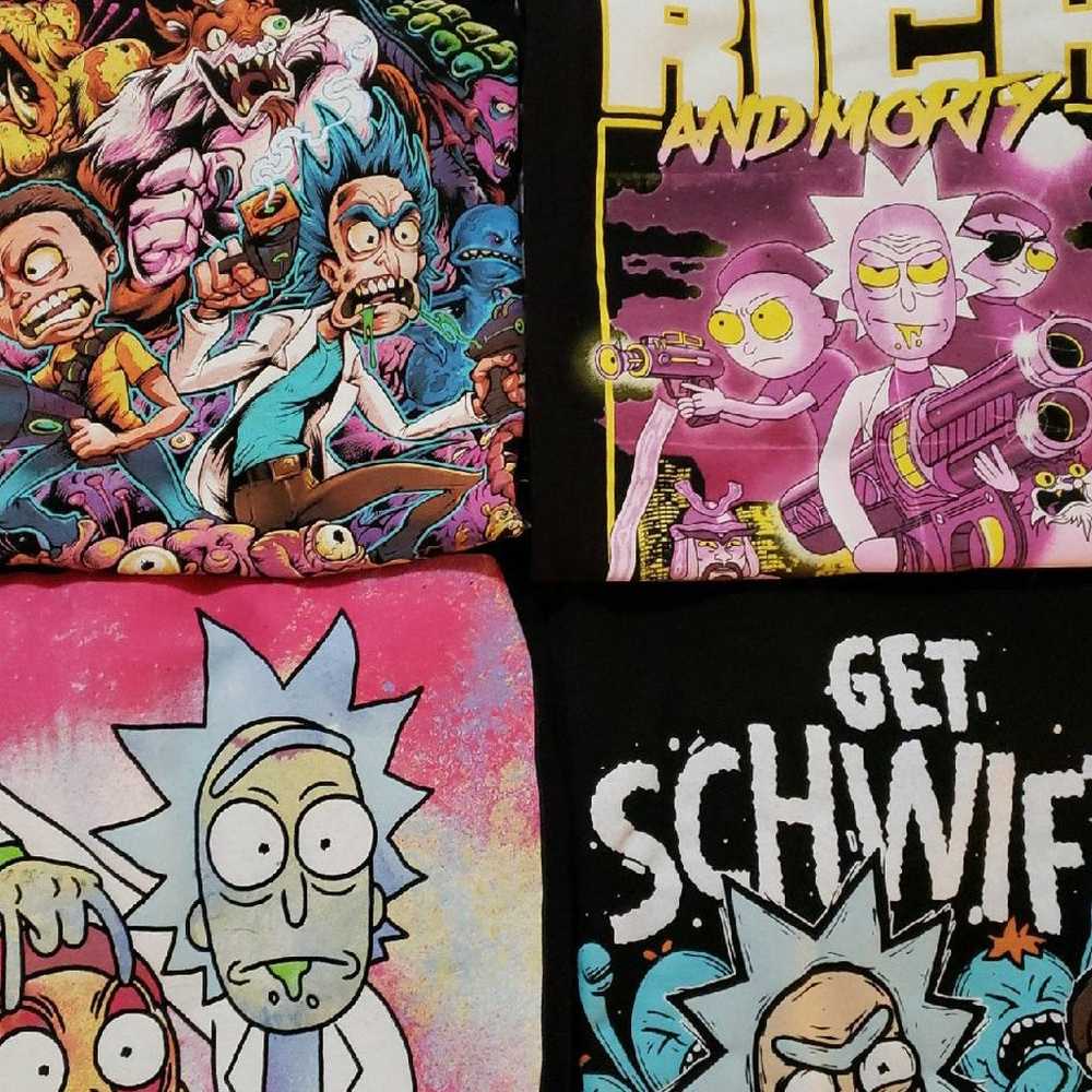 Rick and Morty 4 Shirt pack - image 1