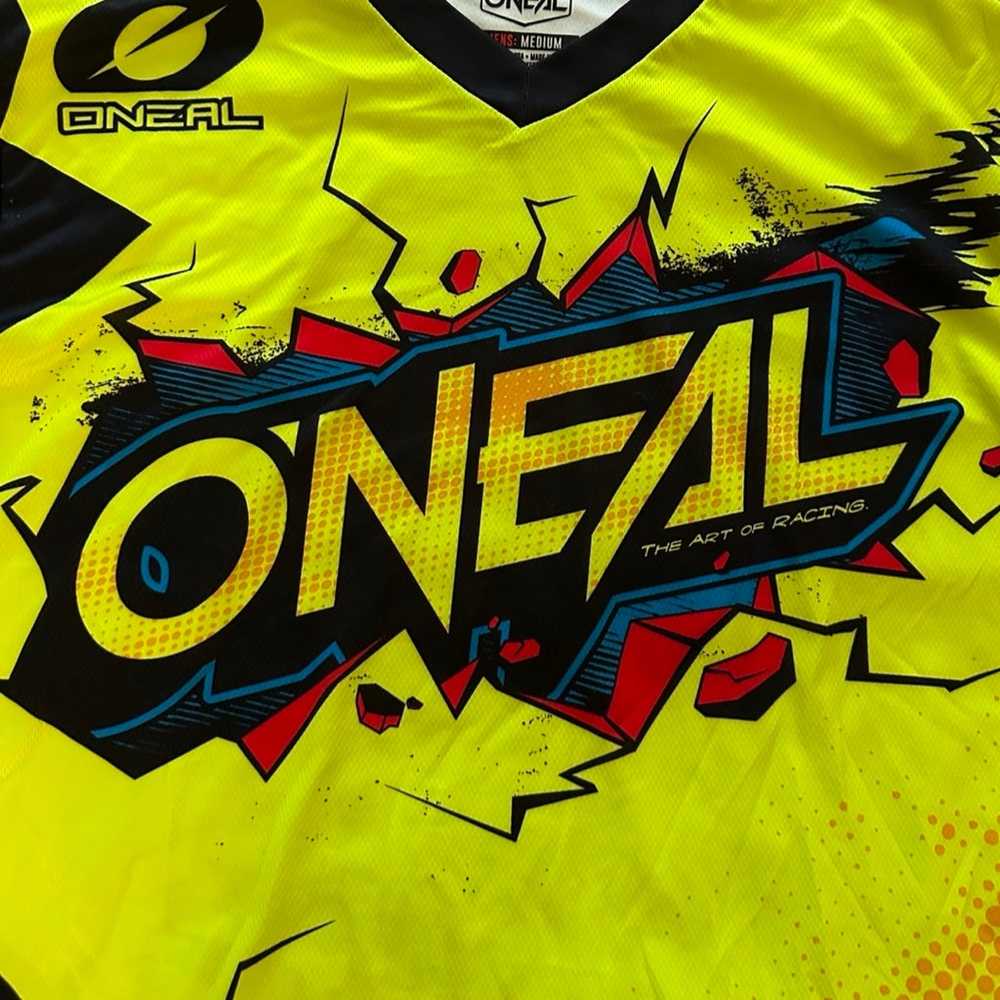 O'Neal Element Villain Neon Yellow Adult motocros… - image 3