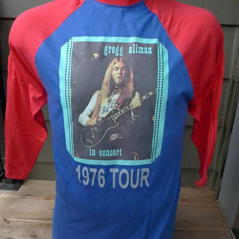1976 Greg Allman Single Stitch Shirt (C) Licensed… - image 1