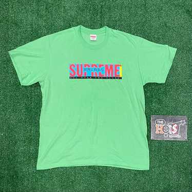 Supreme All Over Tee Black Men's - SS22 - US