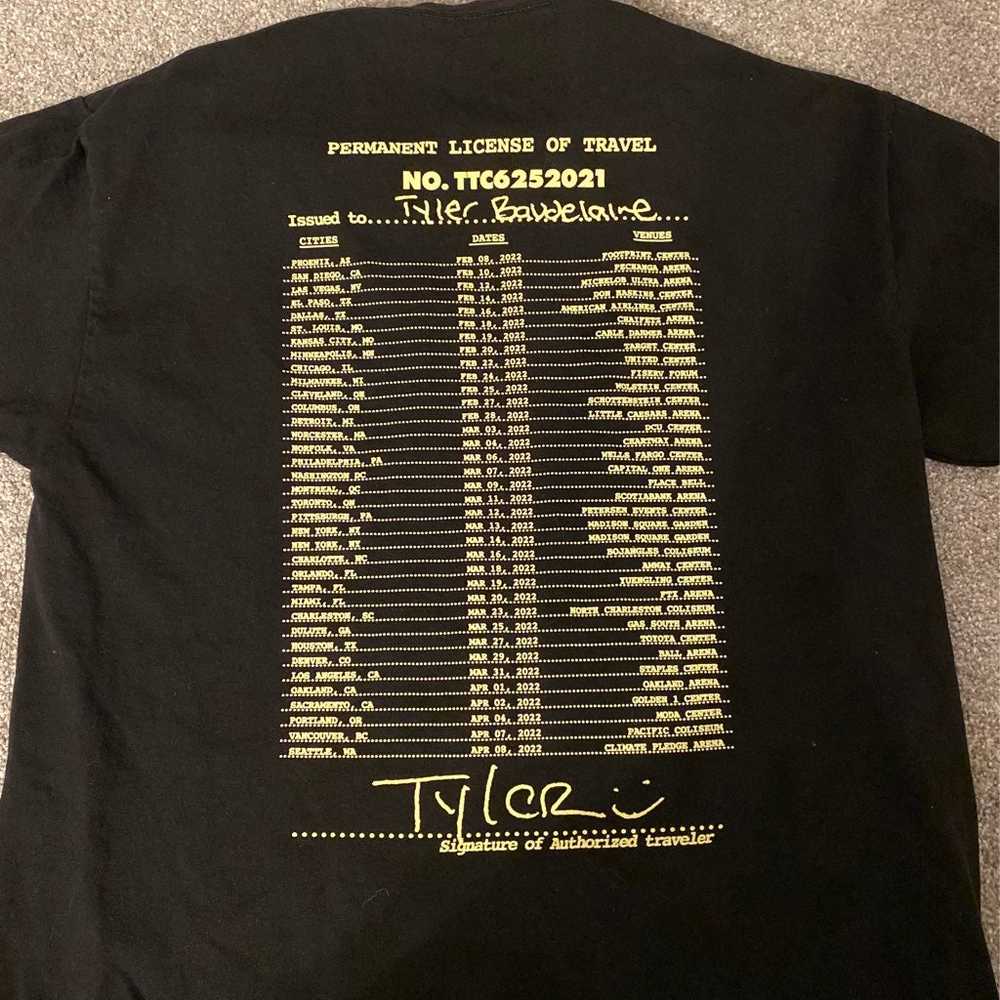 Authentic Tyler the Creator Tour Shirt - image 4