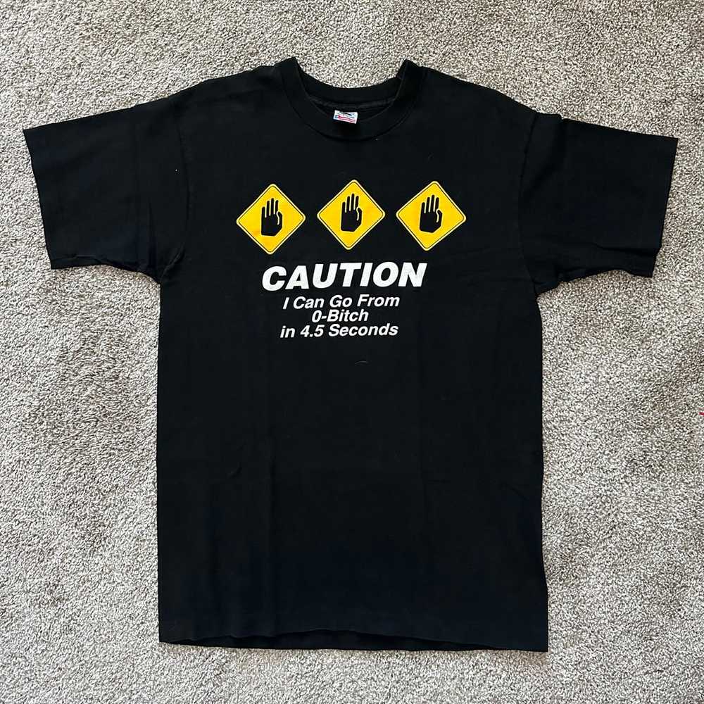 Vintage Caution shirt - image 1