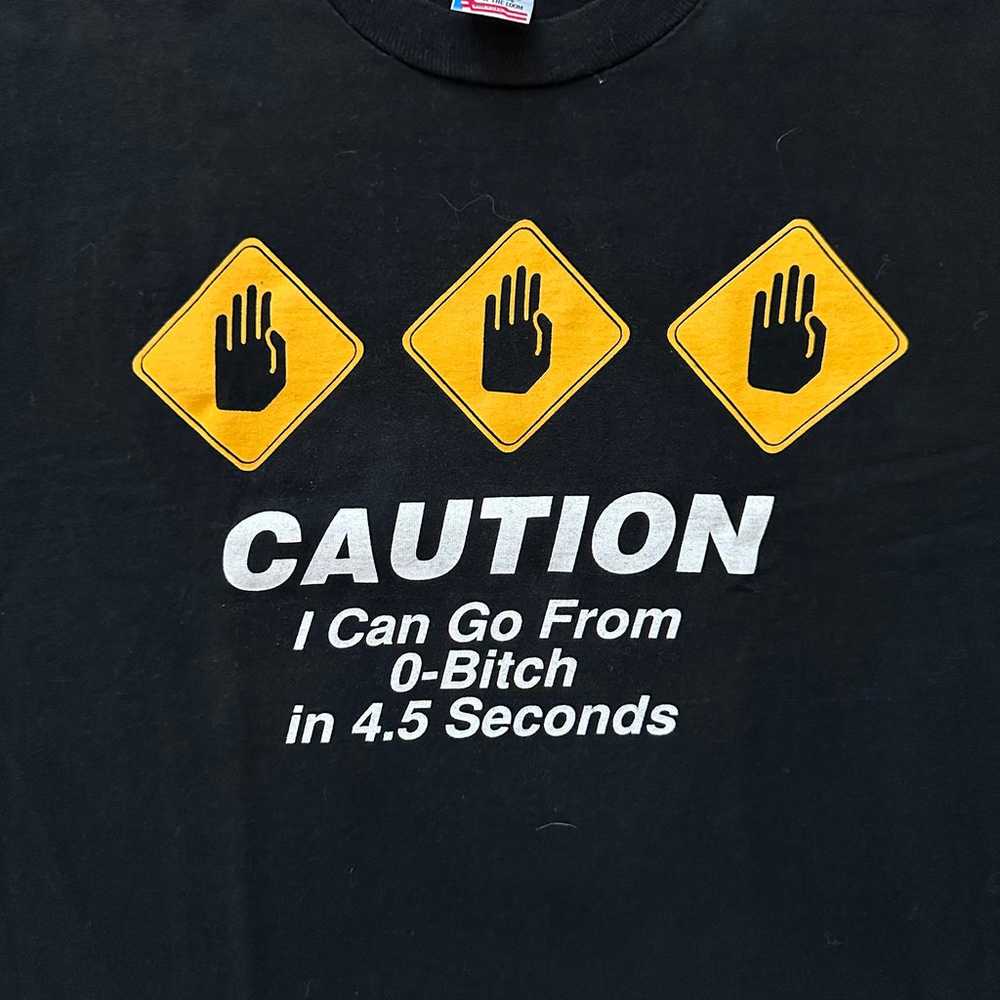 Vintage Caution shirt - image 2