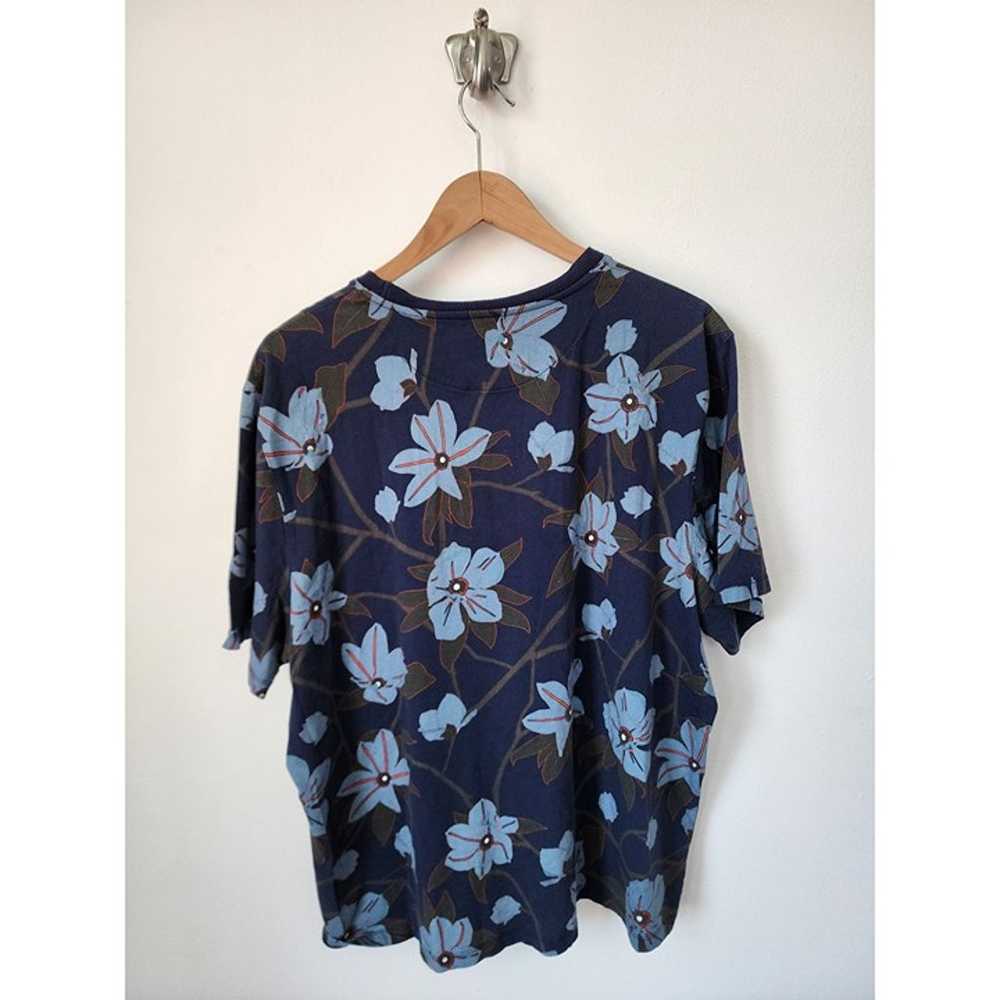 Ted Baker Merican navy blue floral crew neck T-sh… - image 2