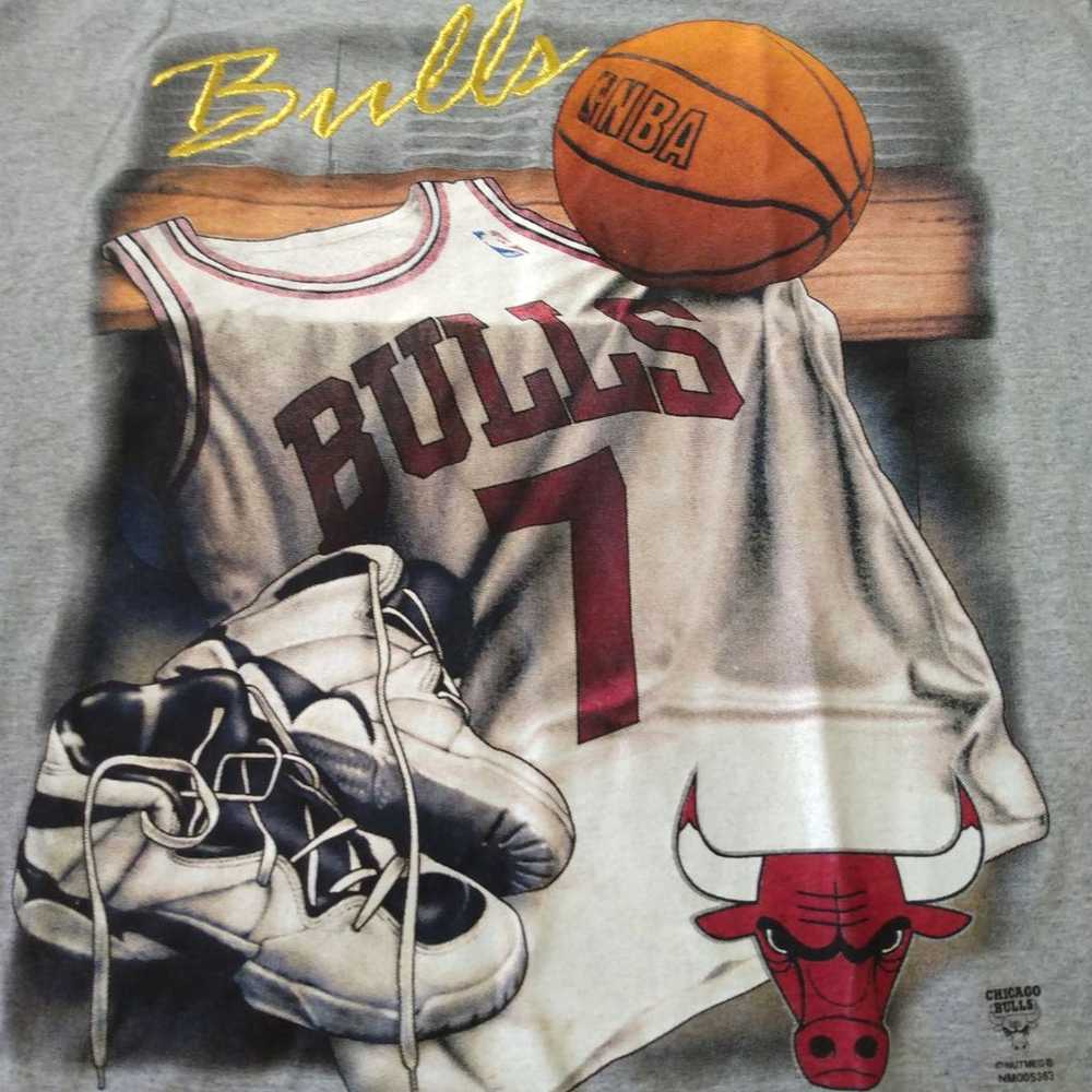 Vintage Lee Sport Nutmeg Mills Jordan Bulls Embro… - image 3