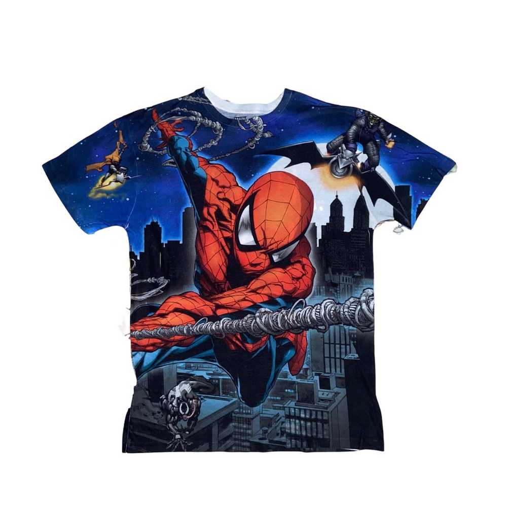 Vintage Spider-man Marvel Wrap Around T Shirt - image 1