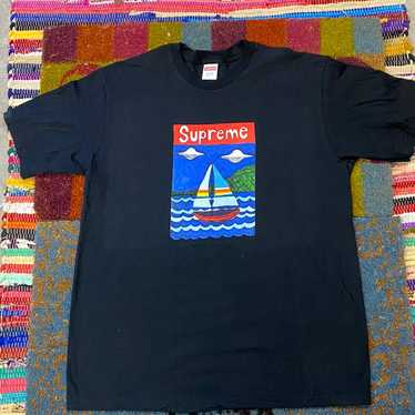 格安2024supreme sailboat tee black large 新品未使用 Tシャツ/カットソー(半袖/袖なし)