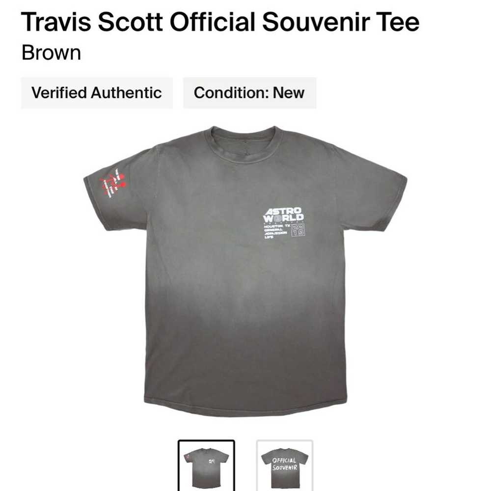 Travis Scott Astro World Official Souvenir Tee (L) - image 4