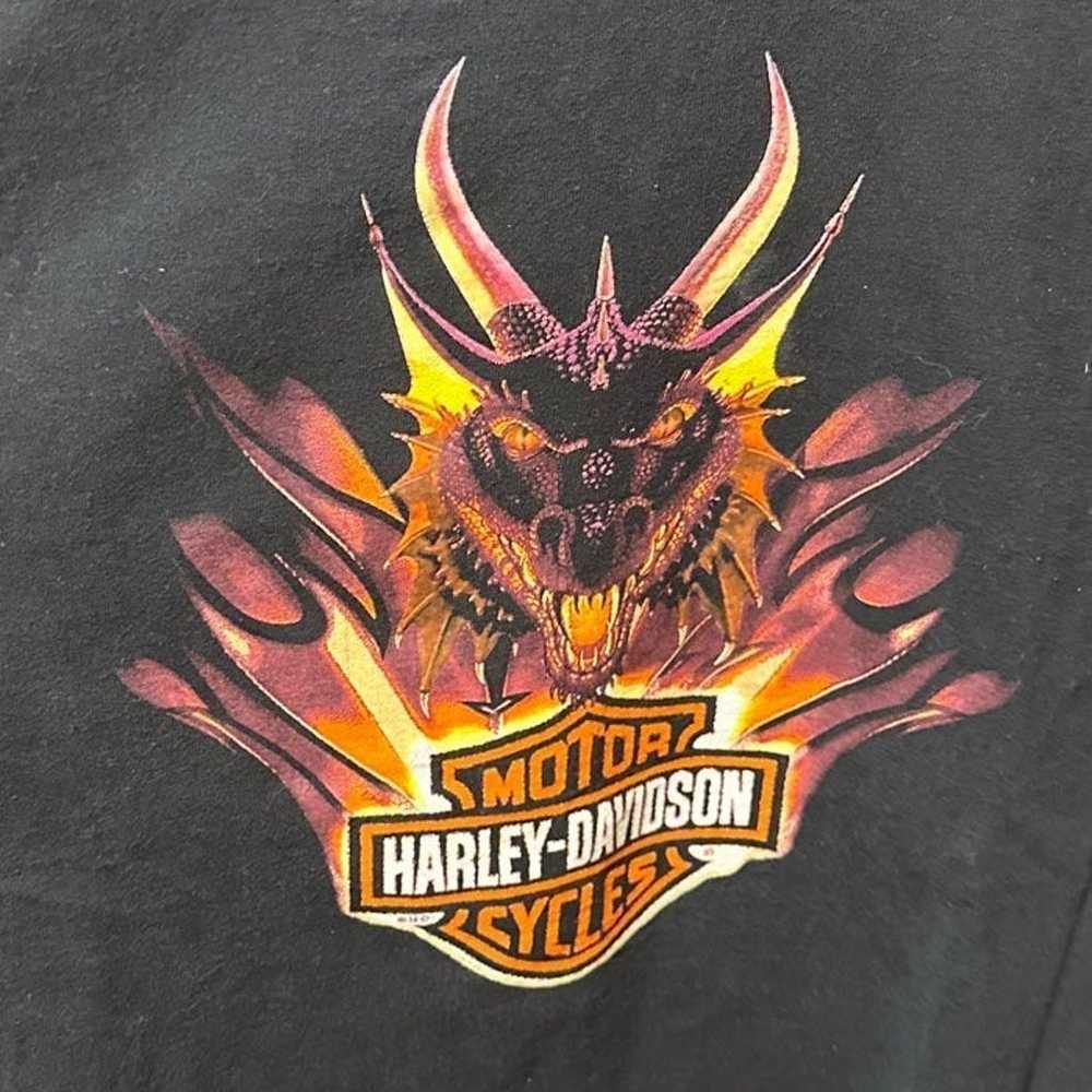 Harley Davidson T-Shirt long sleeve vintage playd… - image 4