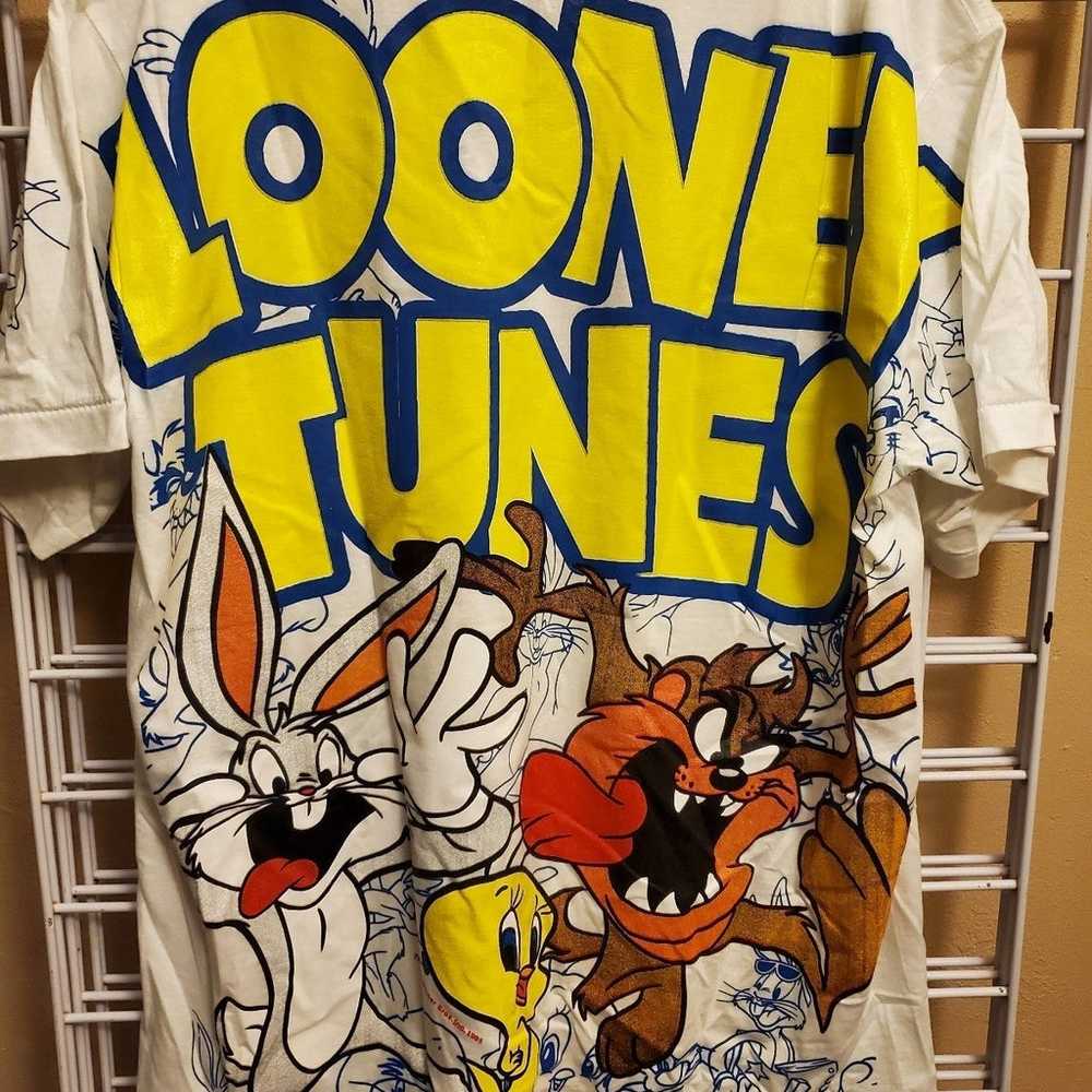 Vintage Looney Tunes AOP Modern Boot - image 8