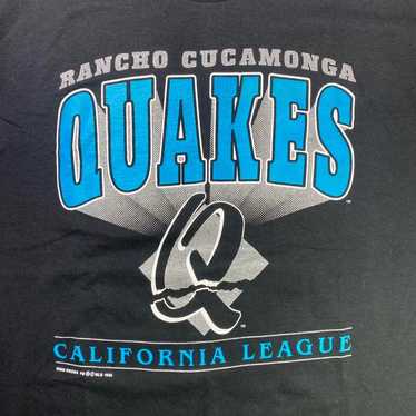 Vintage 90s Rancho Cucamonga Quakes baseball shirt