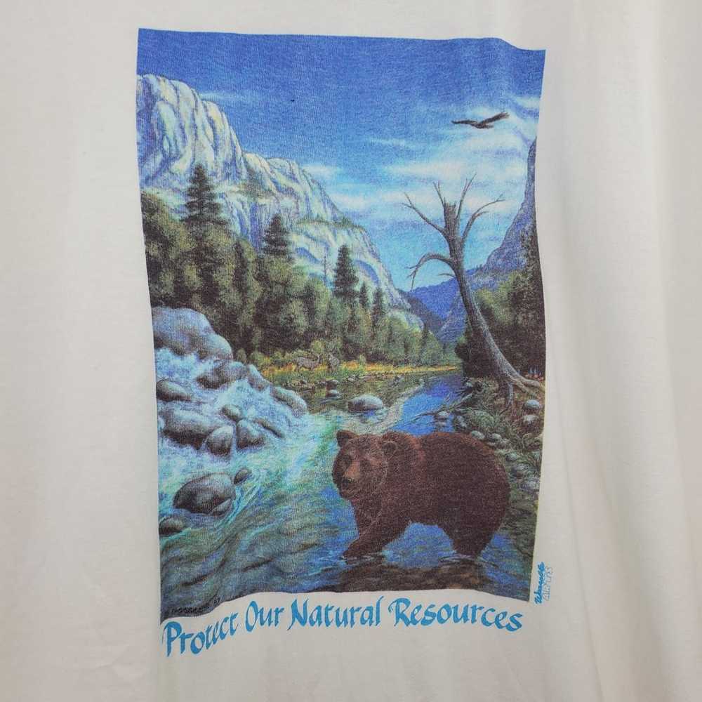 Vintage 90s Outdoor Wilderness Protect Our Natura… - image 2