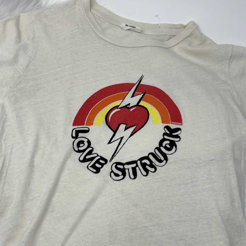 RE/DONE Classic Love Struck Tee Women Size XS - image 1