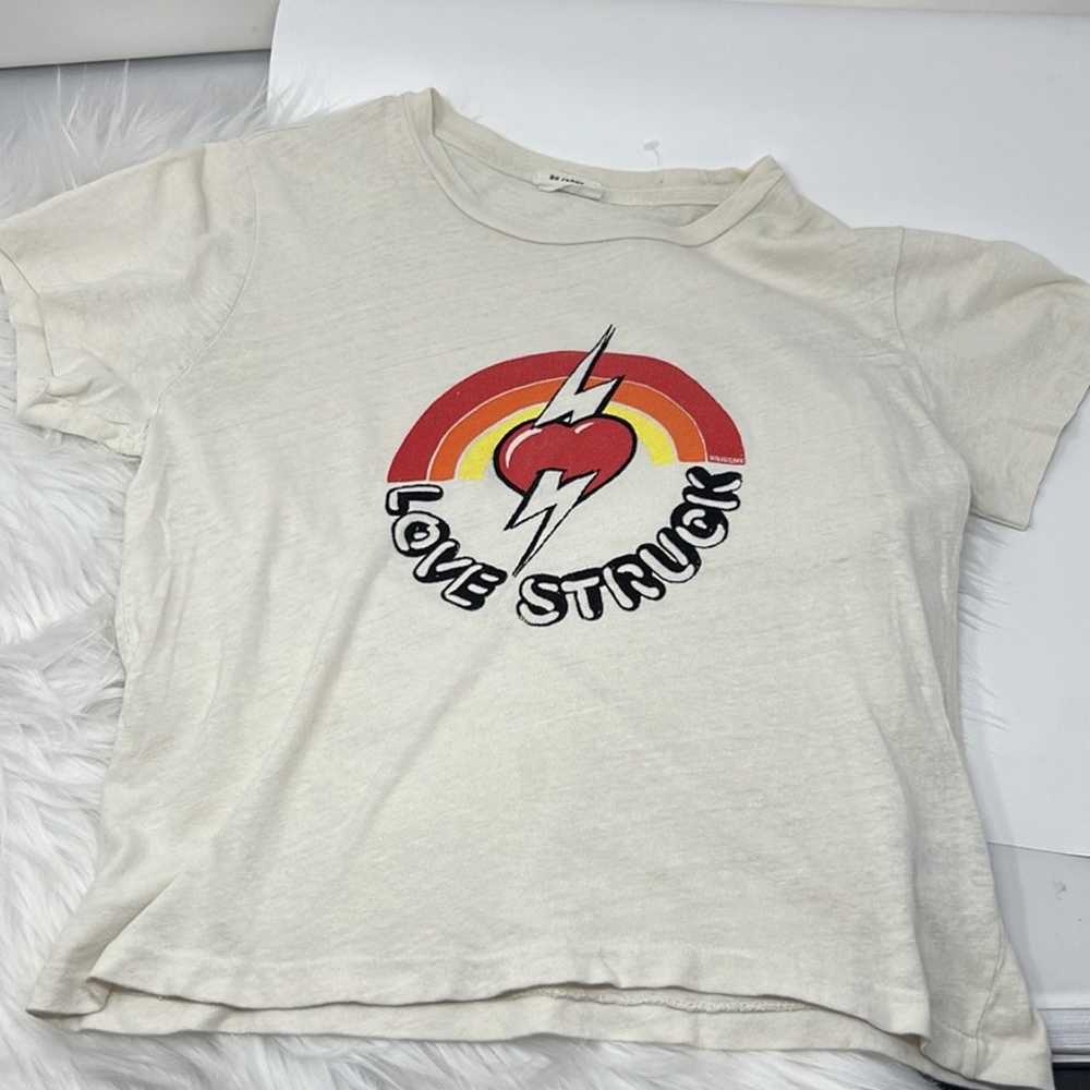 RE/DONE Classic Love Struck Tee Women Size XS - image 2