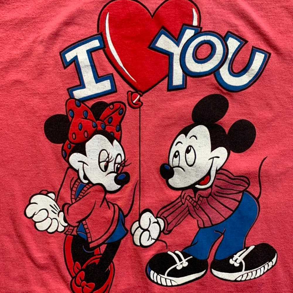 Vintage 80s 90s Disney’s Mickey & Minnie Mouse Sc… - image 4