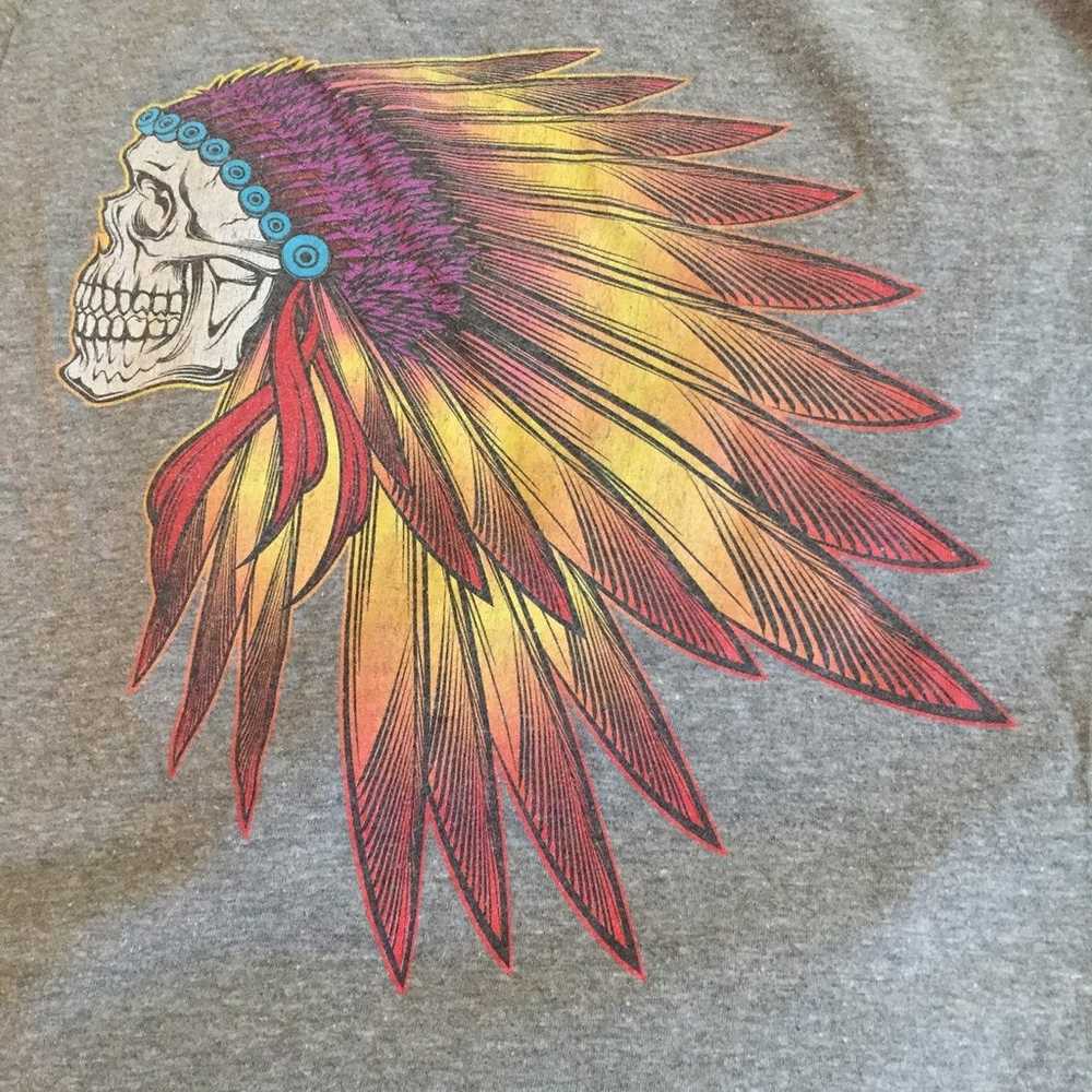 Vans Indian Skull T-shirt Size Small - image 1