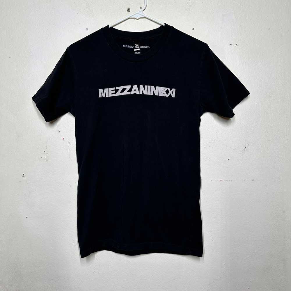 Massive Attack MEZZANINE XXI BLACK 2019 TOUR T-SH… - image 1