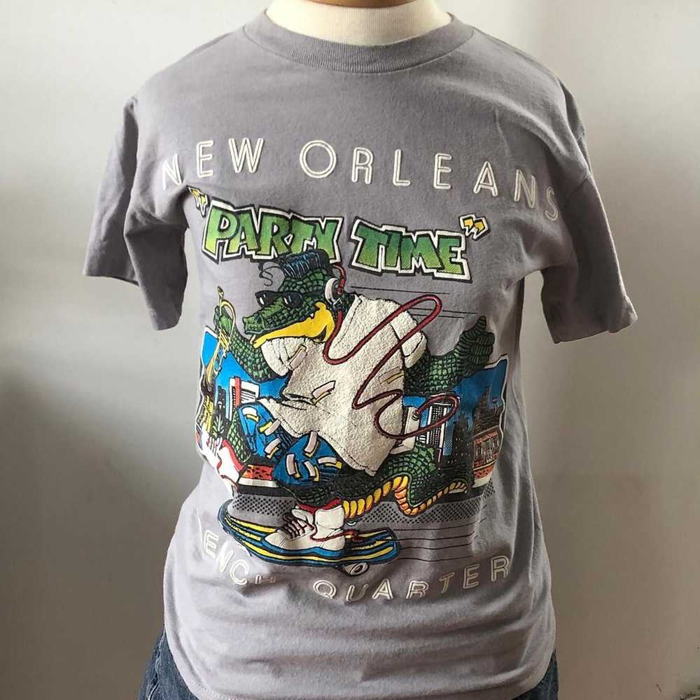 Vintage New Orleans Graphic Tee - French Quarter … - image 5